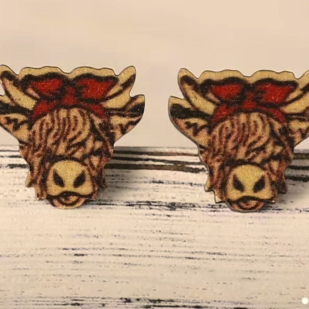 Cow shaped studs